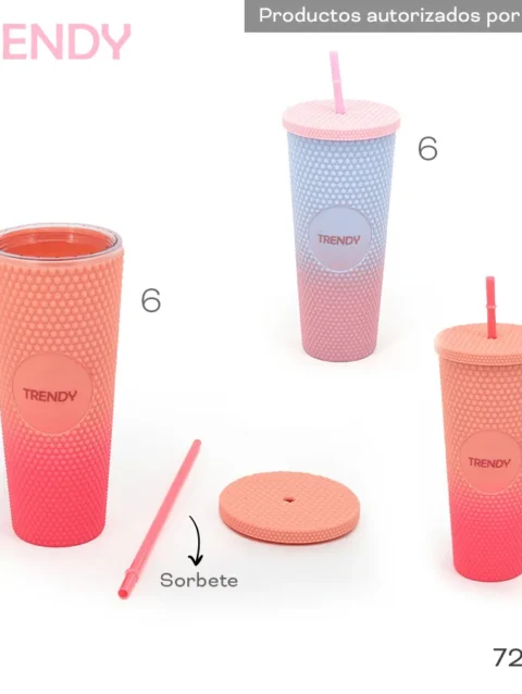 Vaso Trendy Varios Colores 19017