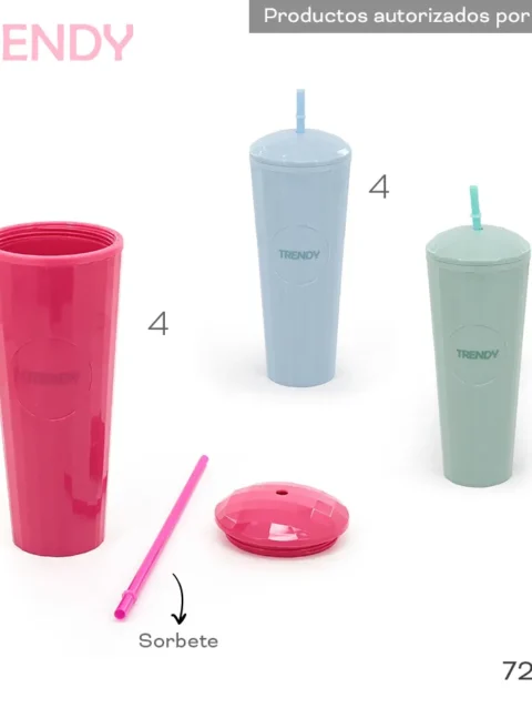 Vaso Trendy Varios Colores 19019