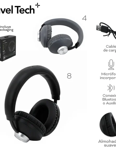 Auriculares Travel Tech Varios Colores 19060