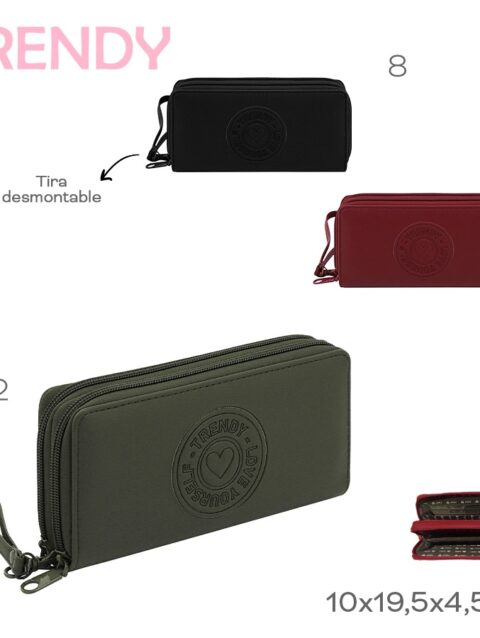 Billetera Trendy Negro 19097