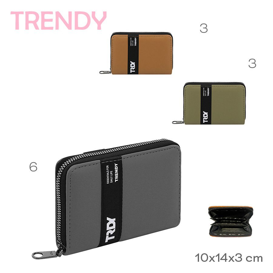 Billetera Trendy Negro 19105