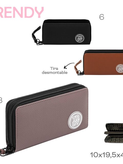 Billetera Trendy Varios Colores 19106