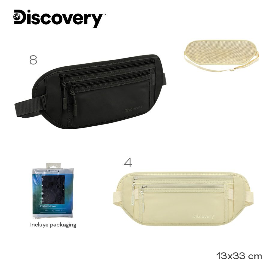 Porta Valores Discovery Negro 19641