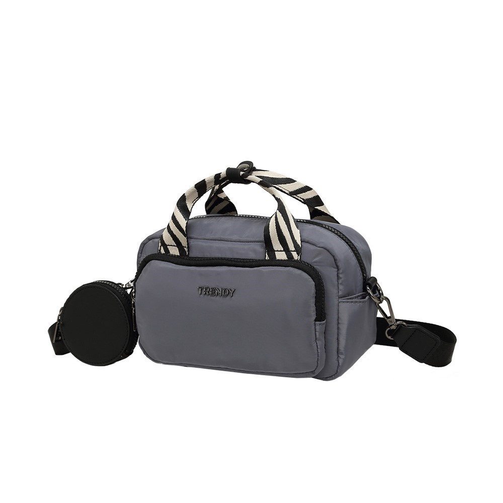 Bandoleral Con Monedero Trendy Negro 22744 - Imagen 6