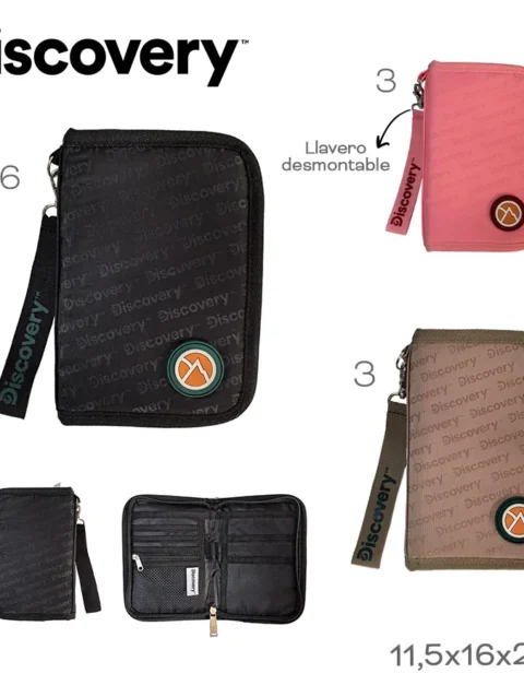 Billetera Discovery Negro 28249