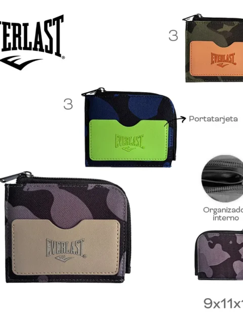 Billetera Everlast Negro 28253