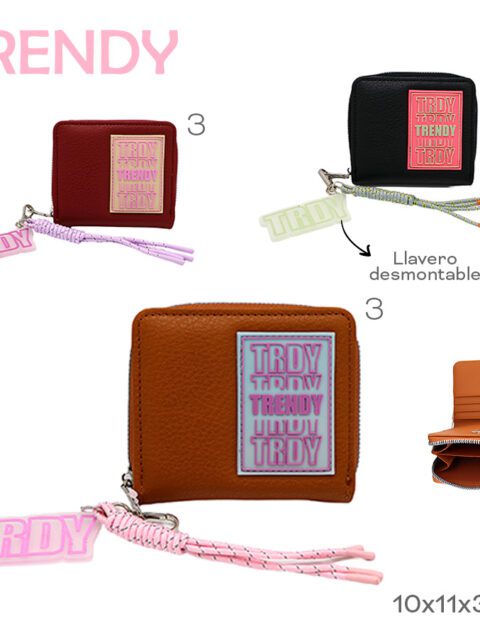 Billetera Trendy Negro 28341