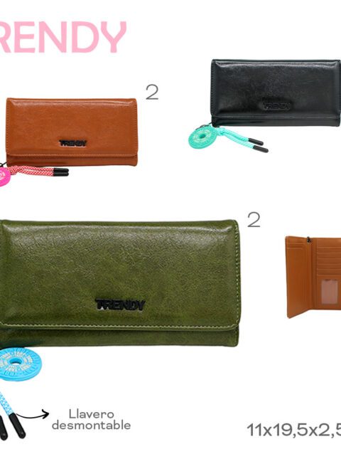Billetera Trendy Negro 28343