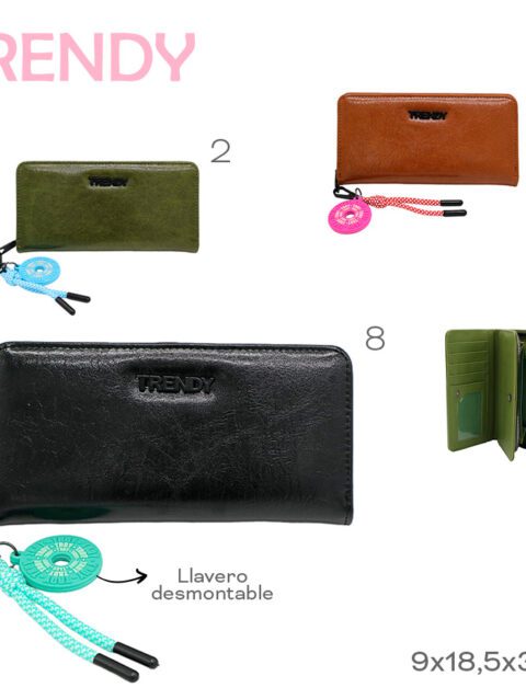 Billetera Trendy Negro 28344