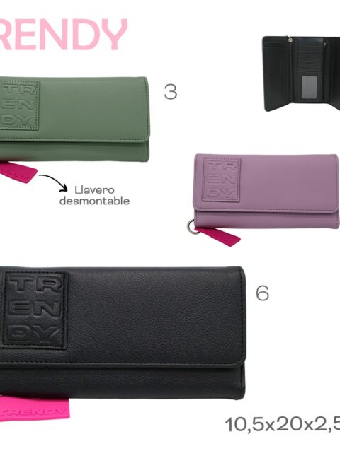 Billetera Trendy Varios Colores 28354