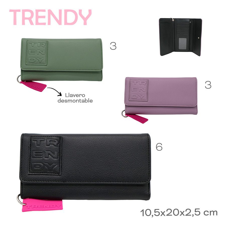 Billetera Trendy Varios Colores 28354