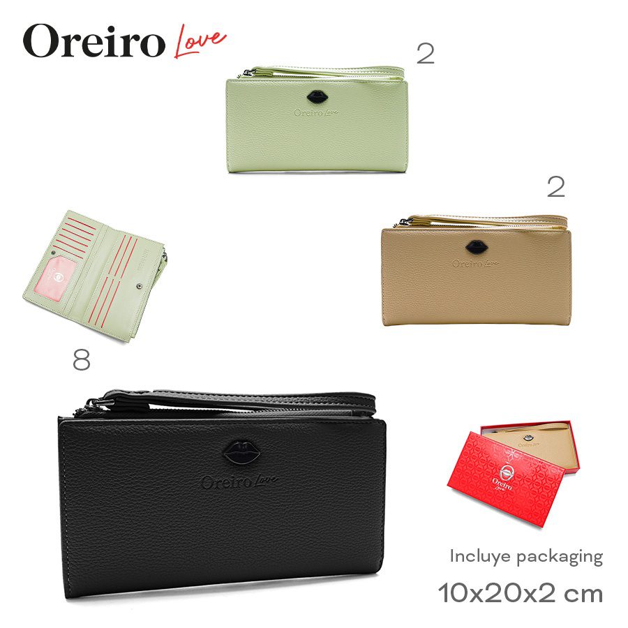 Billetera Oreiro Love Varios Colores 28598
