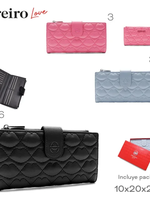 Billetera Oreiro Love Varios Colores 28601