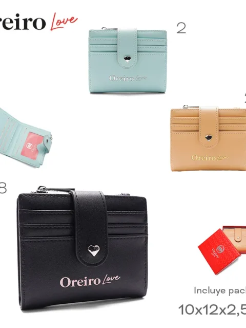 Billetera Oreiro Love Varios Colores 28605