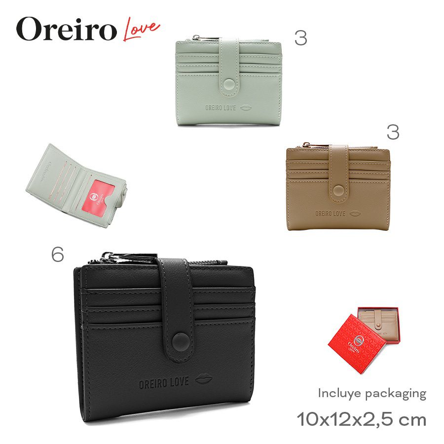 Billetera Oreiro Love Varios Colores 28606