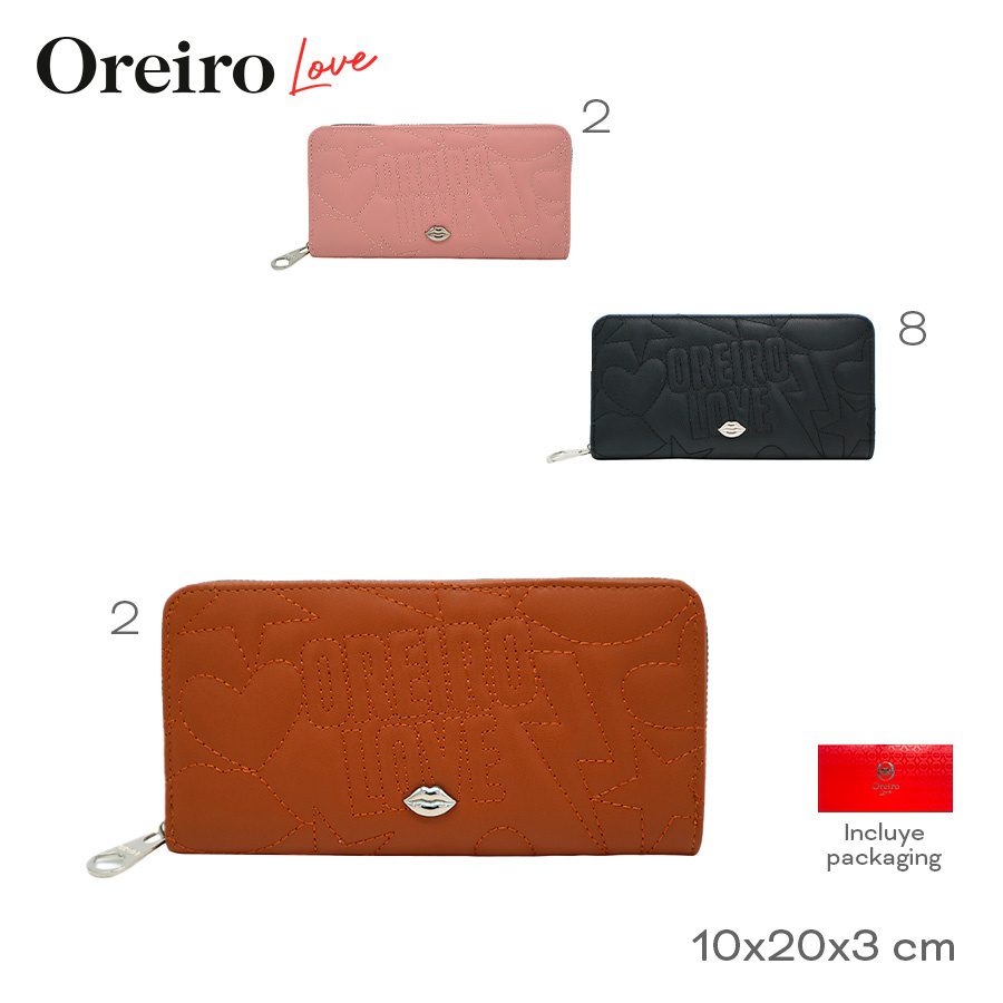 Billetera Oreiro Love Varios Colores 28620