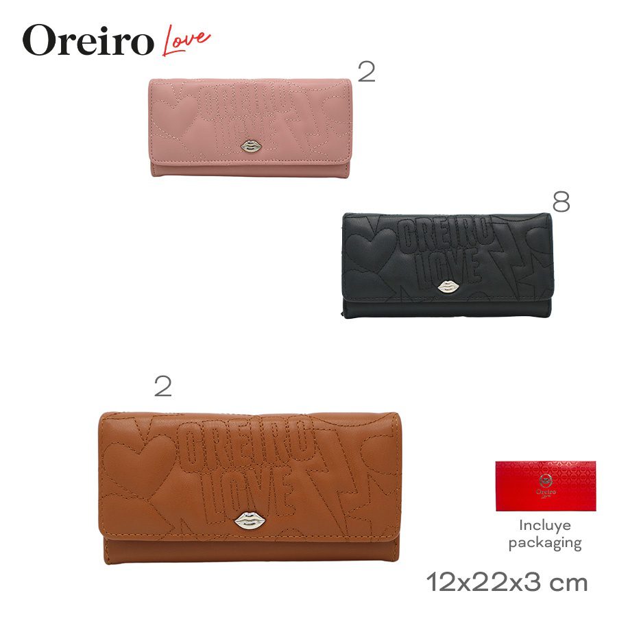 Billetera Oreiro Love Varios Colores 28621