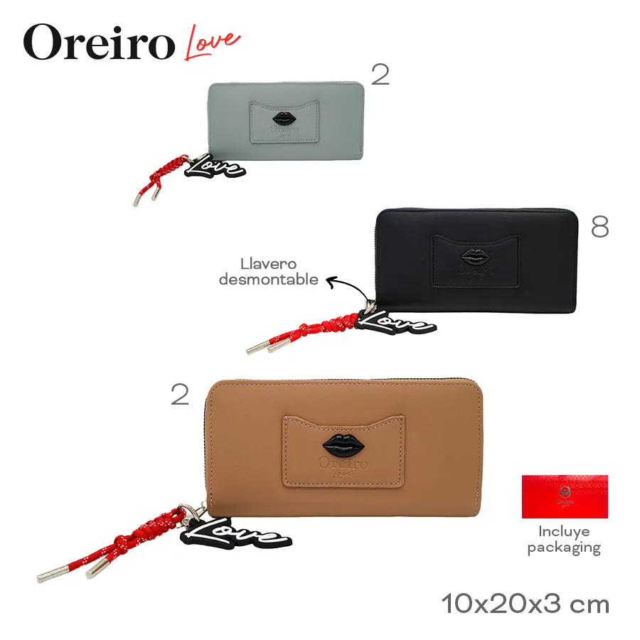 Billetera Las Oreiro Negro 28630