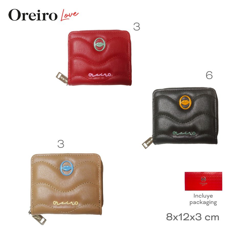 Billetera Oreiro Love Negro 28632