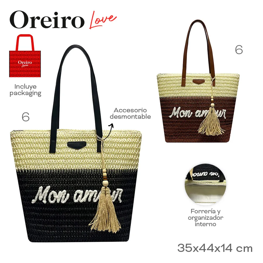 Beach Bag Oreiro Love Varios Colores 28873