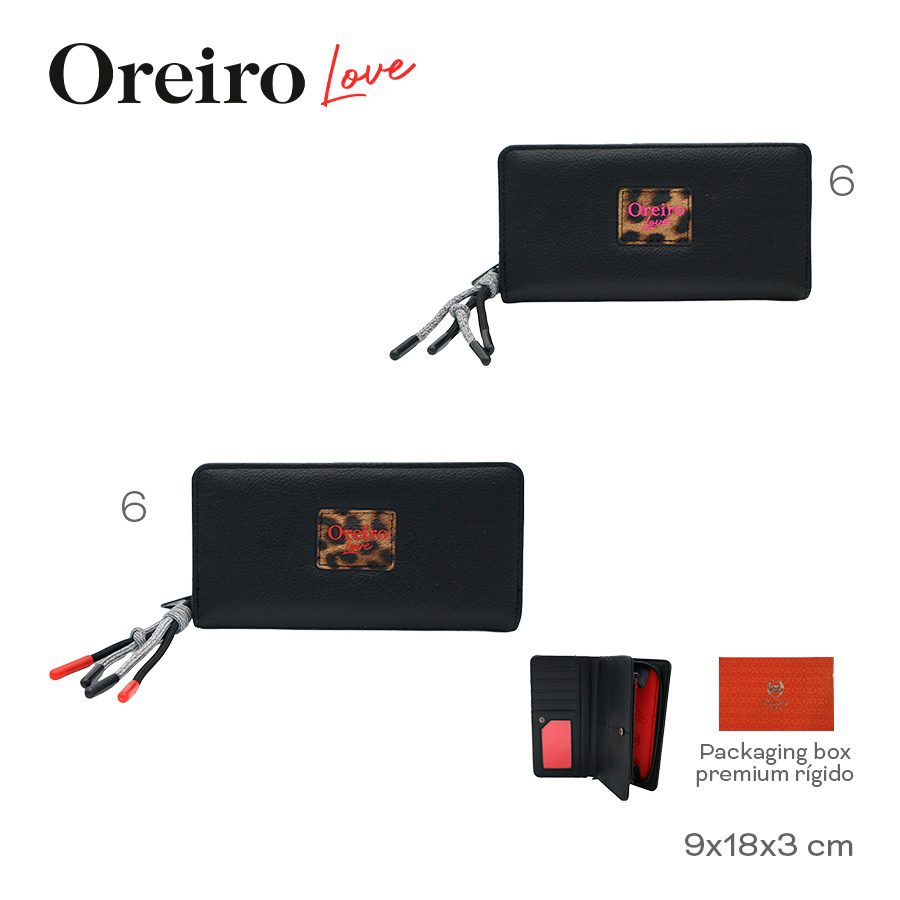 Billetera Oreiro Love Rojo 29036