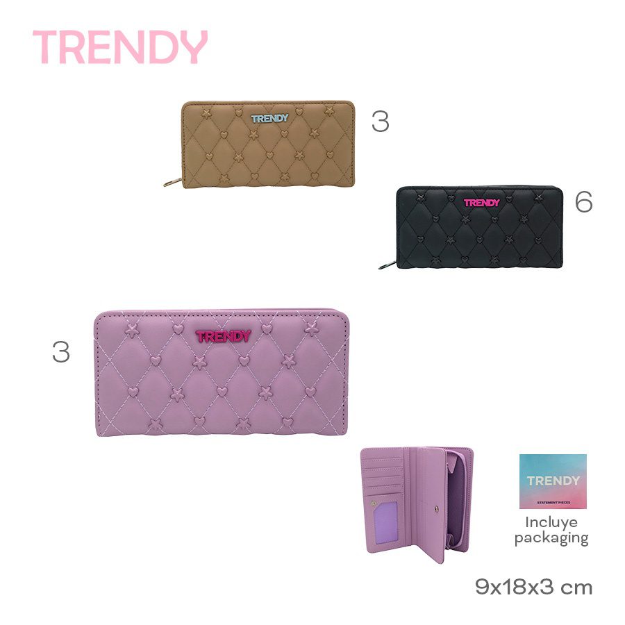 Billetera Trendy Varios Colores 29052