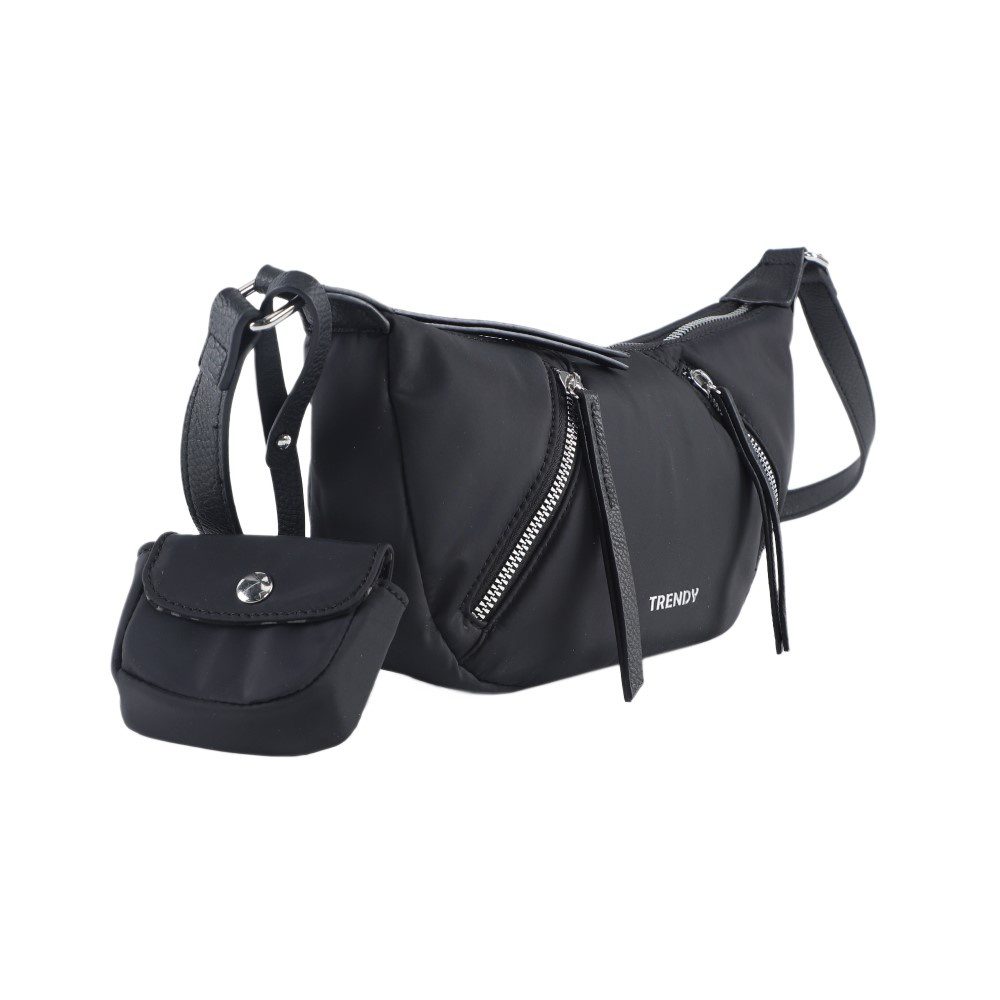 Bandolera Con Monedero Trendy Negro 29163 - Imagen 3