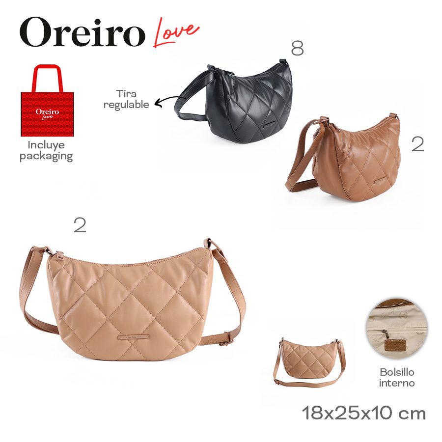 Bandolera Las Oreiro Varios Colores 29167