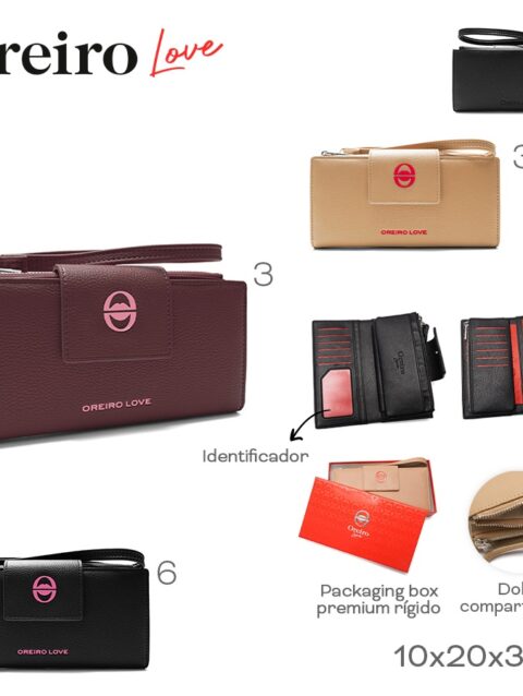 Billetera Oreiro Love Varios Colores 29358