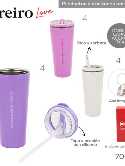 Vaso Termico Oreiro Varios Colores 30509
