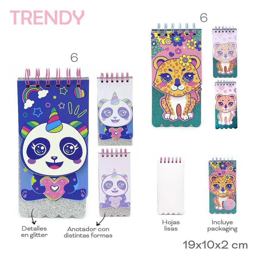 Anotador Trendy Varios Colores 30598