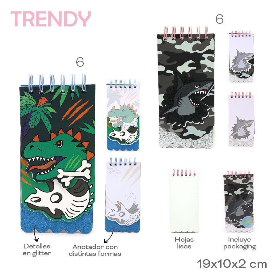 Anotador Trendy Varios Colores 30599