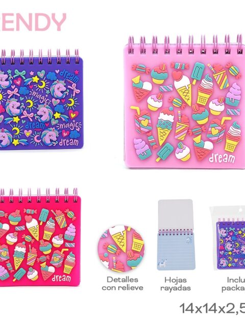 Anotadores Trendy Varios Colores 30605
