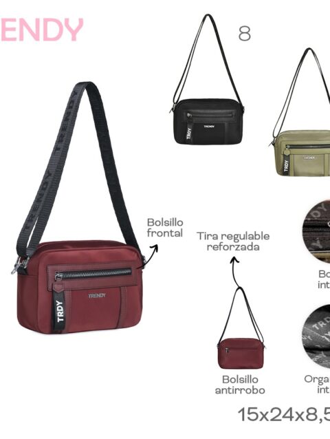 Bandolera Trendy Negro 31050