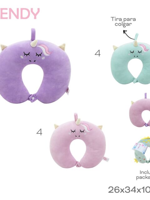 Almohada Infantil Trendy Varios Colores 32155