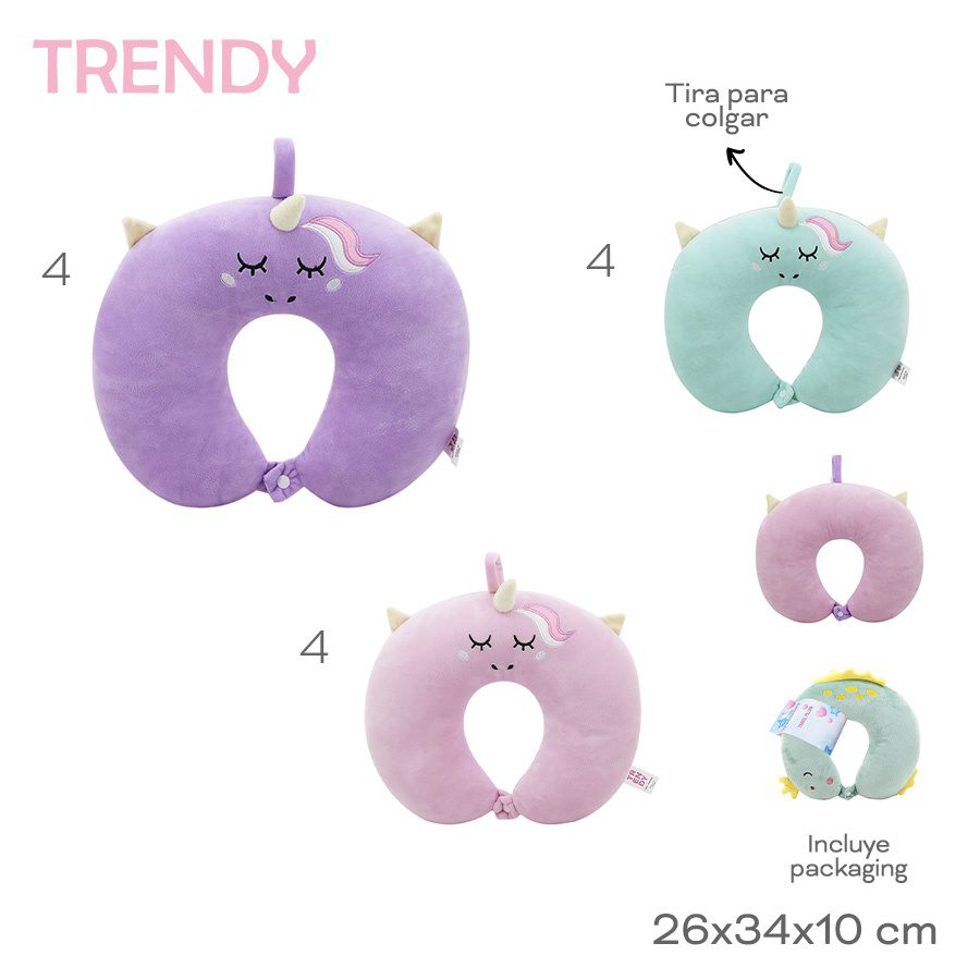 Almohada Infantil Trendy Varios Colores 32155