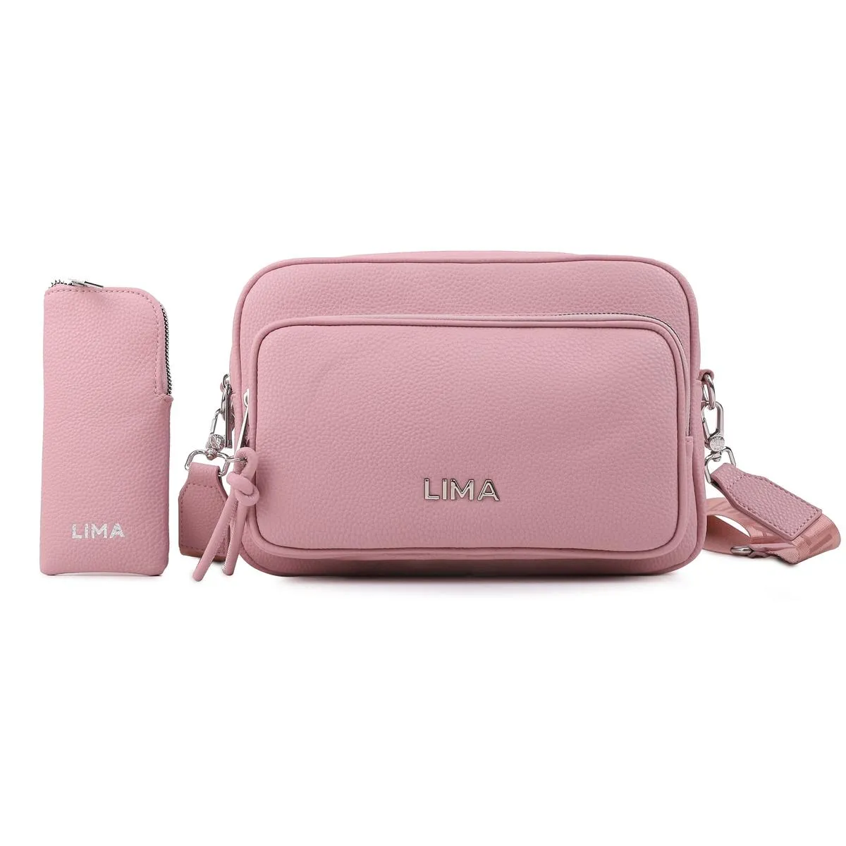 Bandolera Olivia Con Porta Anteojo Lima Rosa F225 - Imagen 2