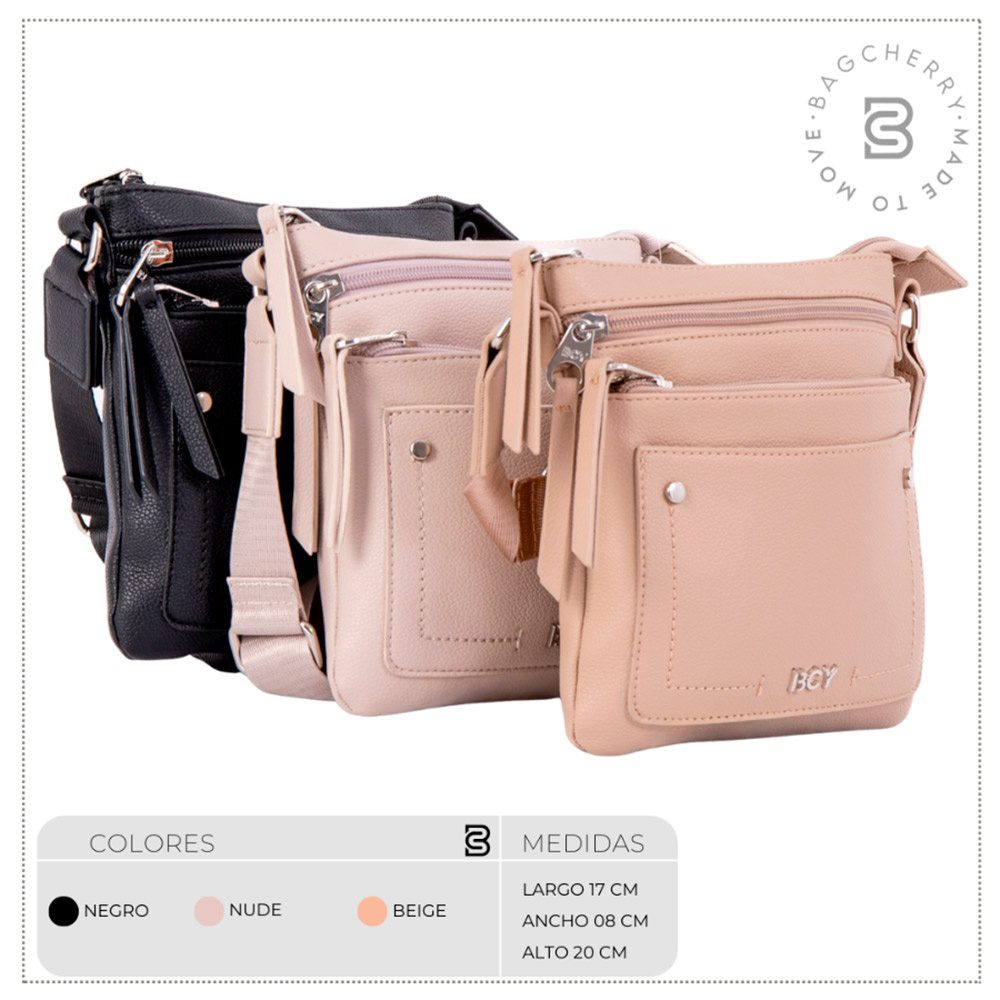 Bandolera Bagcherry Negro 262032