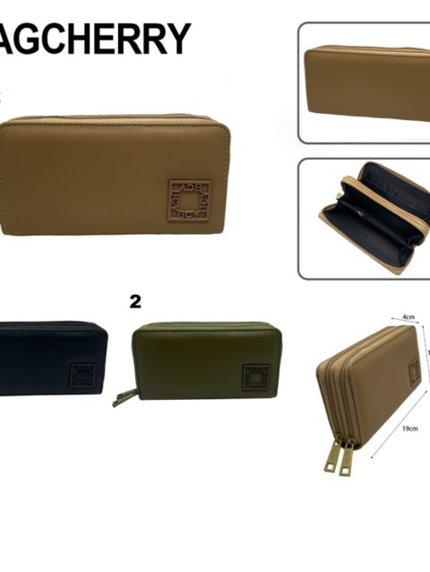Billetera Doble Cierre Bagcherry Varios Colores 267053