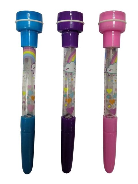 Boligrafo con Sello y Burbujero Cresko Varios Colores CK451