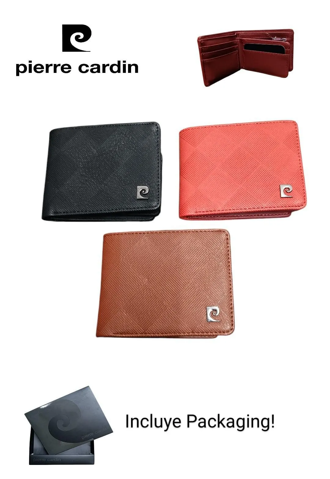 Billetera Pierre Cardin Rojo PC525CHS