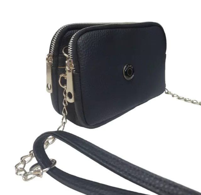 Bandolera 3 Div Biama Bags Negro CAPRI - Imagen 2