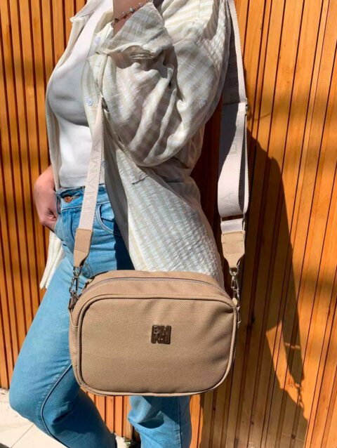 Bandolera Linea Canvas Biama Bags Verde Dubai MALAGA.1
