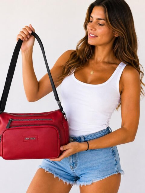 Bandolera Ona Saez Rojo OS-534