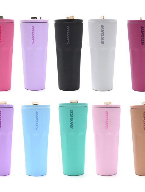Vaso Termico Con Bombilla 700ML Skora Varios Colores 40587