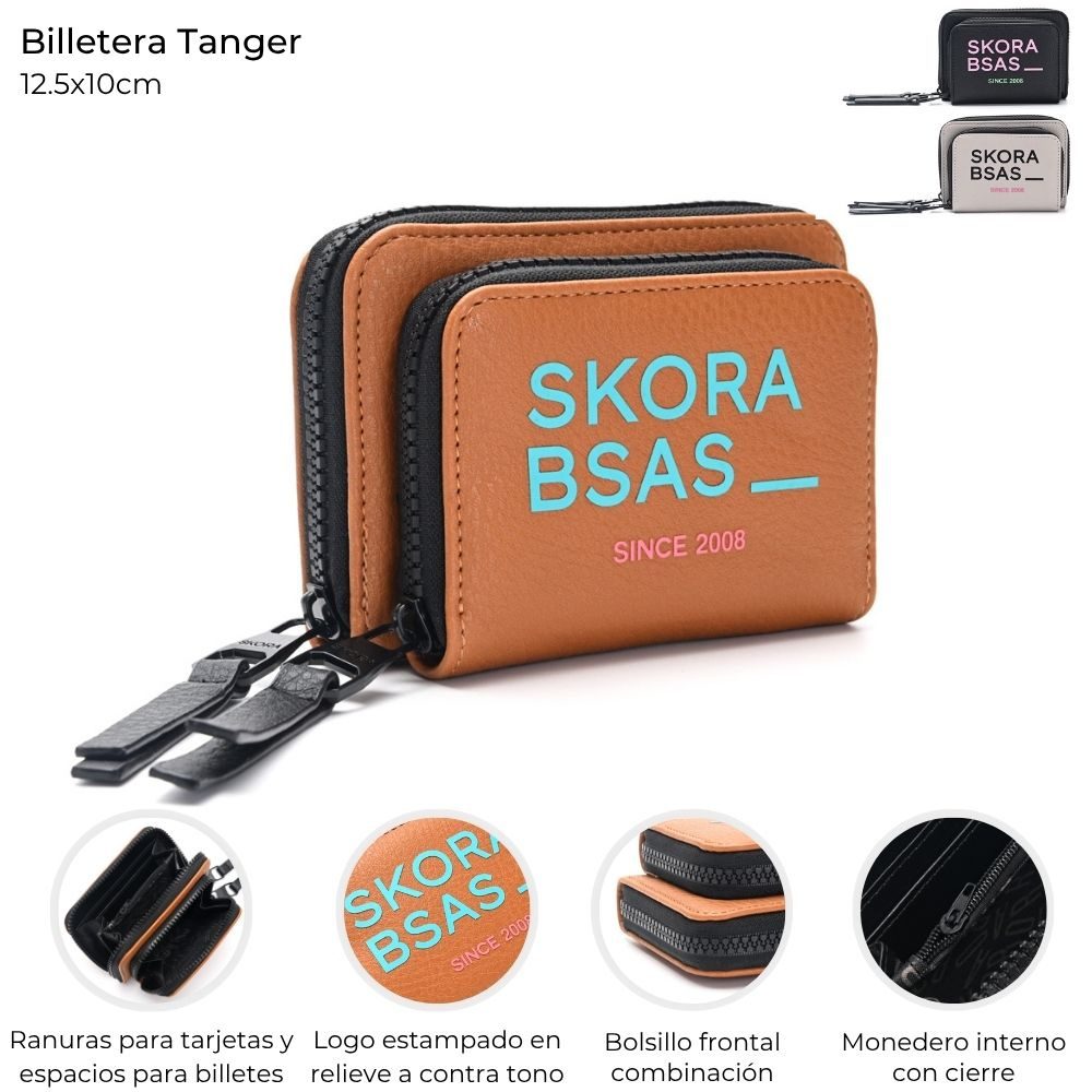 Billetera Tanger Skora Varios Colores 41543