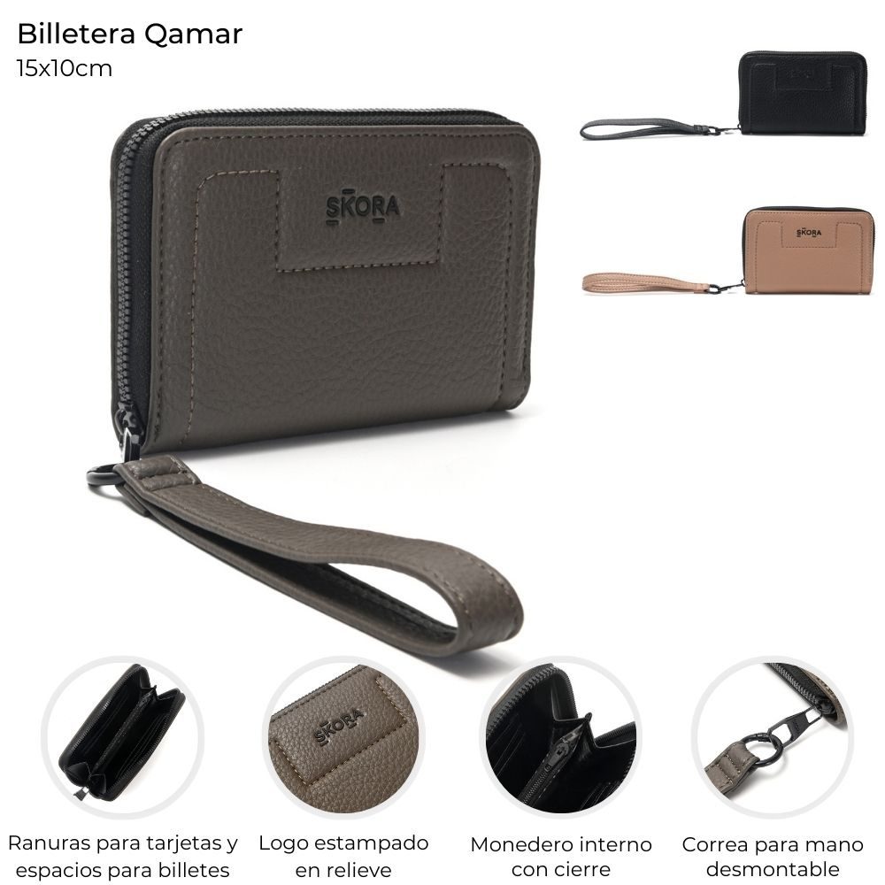 Billetera Qamar Skora Varios Colores 41673