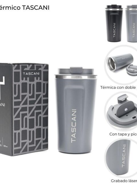Vaso Termico 510ML Tascani Negro 41951