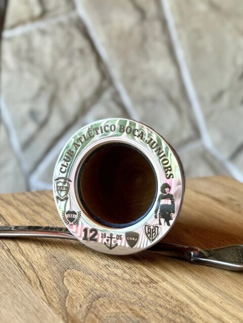 Mate Lapacho Grabado Bombilla Grabada Tribu Matera Varios Colores 10