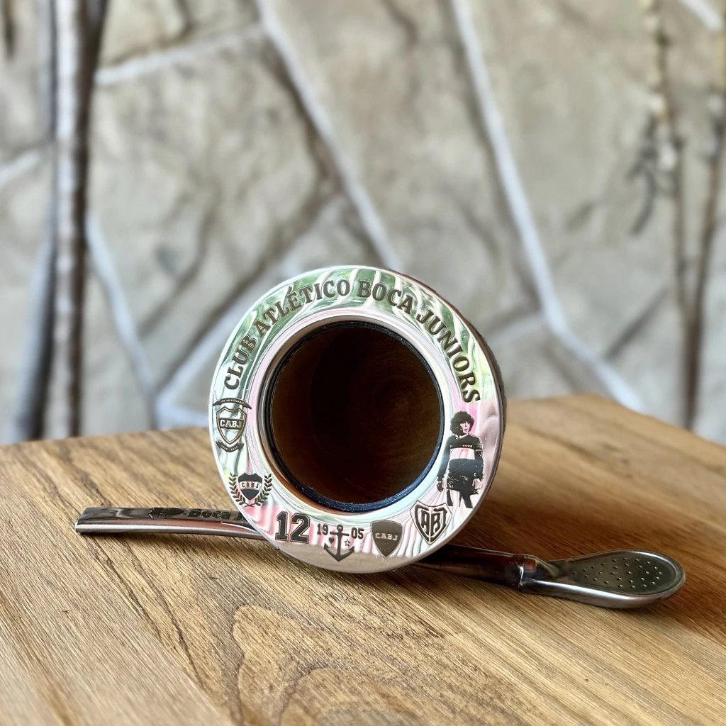 Mate Lapacho Grabado Bombilla Grabada Tribu Matera Varios Colores 10